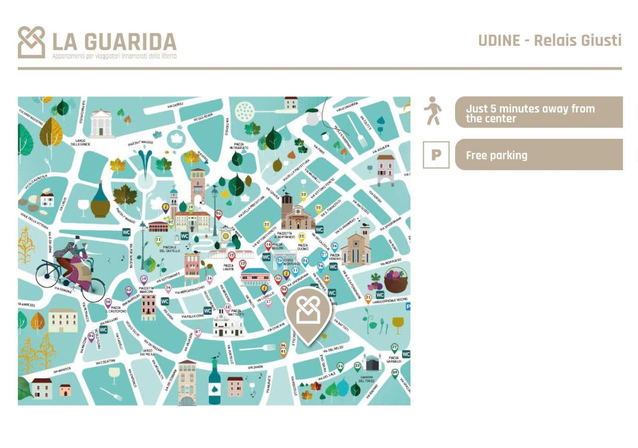 Relais Giusti 2 - La Guarida Lejlighed Udine Eksteriør billede